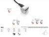 Blinkr pro motocykly: Rizoma IRIDE L, LED, E-mark (1ks)